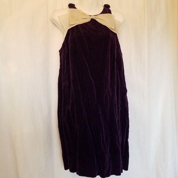 3.1 PHILLIP LIM Velvet Bow Shift Dress - Picture 1 of 6